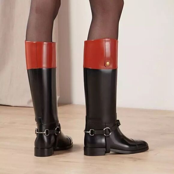 GUCCI
Harness Knee Boot Black/Amber Honey - Picture 3 of 15